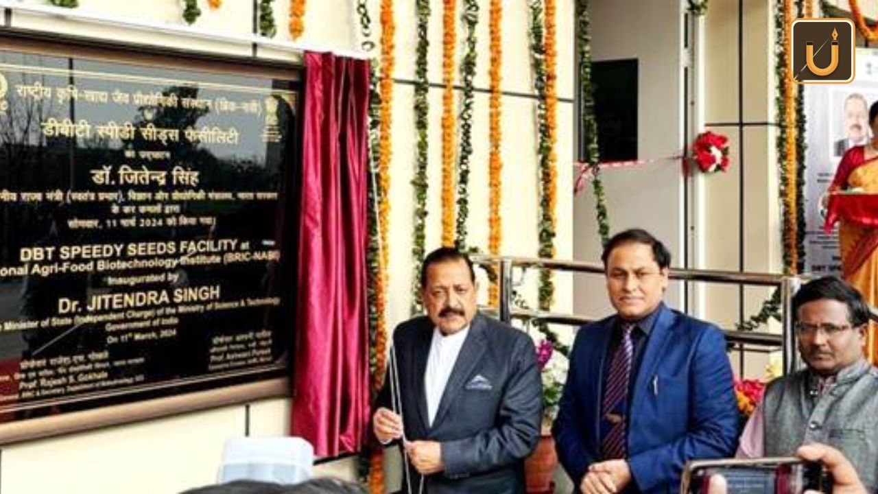 Usthadian Academy / Union Minister Inaugurates “National Speed Breeding Crop Facility” At NABI